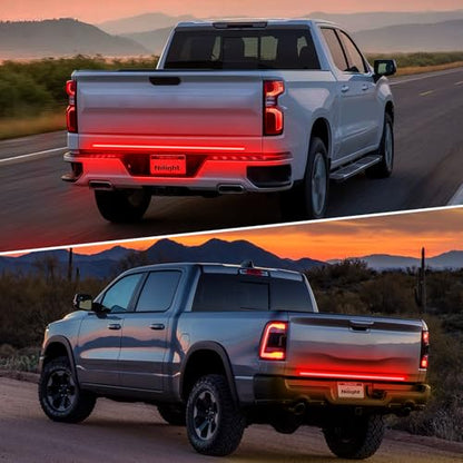 Nilight Truck Tailgate Light Strip 48" Quad Row 528 LED Strip - color: 48" Tailgate Light Strip Quad Row