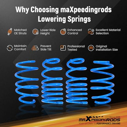 maXpeedingrods Lowering Springs for Honda Civic 2006-2011 - size: Civic 2006-2011