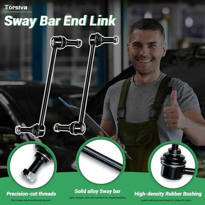 K750154 2PCS Front Stabilizer Sway Bar End Links for Dodge 2017 2018 2019 2020 2021 2022 Challenger, 2007 2008 2009 2010-2022 Charger, 2005-2008 Magnum, Compatible with Chrysler 2005-2022 300 - size: K750154 X2