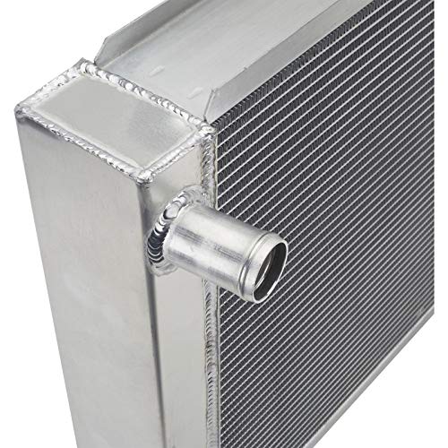 Race Pro SBC Compatible with Chevy 3-Row Aluminum Racing Radiator, 28x19