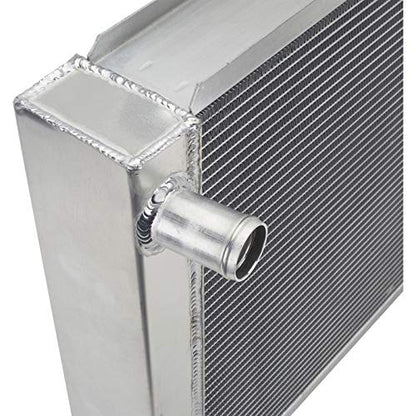 Race Pro SBC Compatible with Chevy 3-Row Aluminum Racing Radiator, 28x19