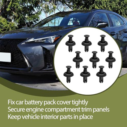 25 Pack Battery Cover Clip Fasteners Fit Toyota Vehicles Replace 90467-08226