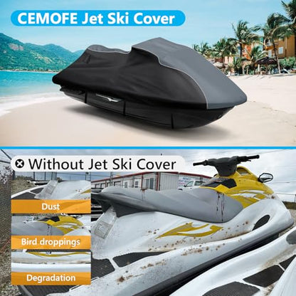 Jet Ski Cover for Yamaha VX Cruiser 2010-2014 Heavy Duty Waterproof - size: For Yamaha 2010-2014 VX Cruiser