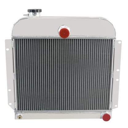 4 Row Aluminum Radiator Compatible with 1941-1952 Plymouth Concord Special Deluxe Suburban 1942 1943 1944 1945 1946 1947 1948 1949 1950 1951 Radiators