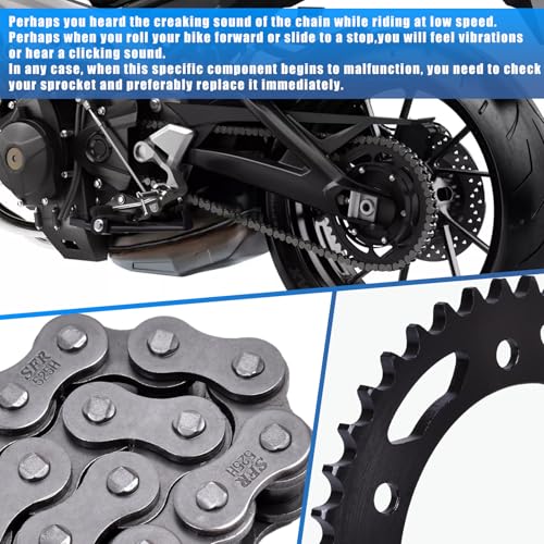 Chain and Sprocket Kit Front 16T Rear 42T for Honda CBR600RR 2003-2023