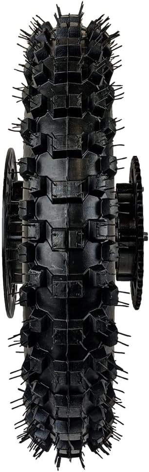 12" Rear Wheel 80/100-12 Tire Assembly For Dirt Pit Bike 125cc 140cc 150cc Apollo SSR XR CRF TaoTao Includes Brake Rotor and 428 Sprocket (12 with Components) - size: 12 with Components