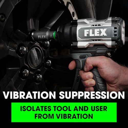 FLEX 24V Brushless Cordless 1/2-Inch 1,500 Ft-Lbs High-Torque Impact Wrench Kit with 6.0Ah Stacked Lithium Battery and 280W Fast Charger - FX1472-1H