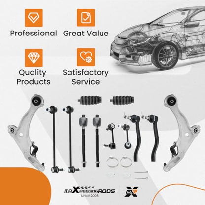 maXpeedingrods 12Pcs Front Suspension Kit for Nissan Maxima 2009-2014 - size: 12Pcs