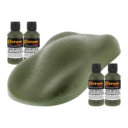 Custom Coat 3 Ounce, Olive Drab, Bedliner Tint Concentrate, 4 Pack - color: Olive Drab, size: 3-Ounce (Pack of 4)
