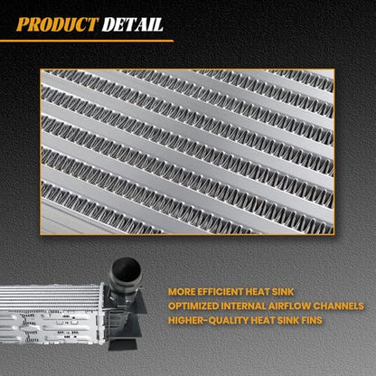 17517600532 Turbo Intercooler Compatible with BMW L4 2.0L 2012-2018 - size: 17517600532