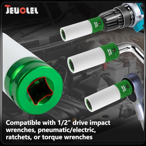 22mm 1/2"Drive Wheel Protector Impact Socket, Lug Nut Impact Socket - size: 22MM