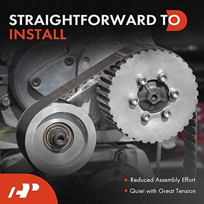 A-Premium Belt Tensioner Assembly with Pulley Compatible with Chevrolet