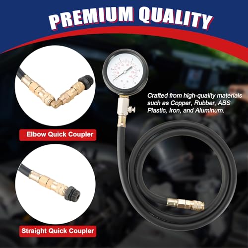 NYXOVA Oil Pressure Tester Kit, Oil Pressure Gauge Tool