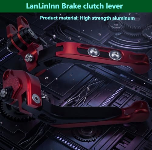 Motorcycle Brake and Clutch Levers Modified Parts For ZX-6R/636 2025 2026 - color: Red