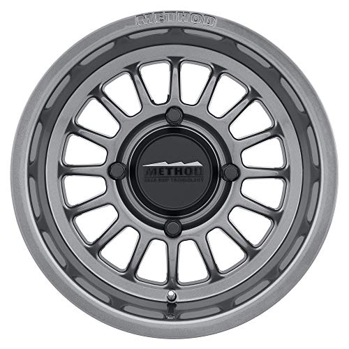 Method Race Wheels 411 Gloss Titanium 15x7" 4x156", 13mm offset 4.5" Backspace, MR41157046843 - color: Gloss Titanium, size: 15 inches