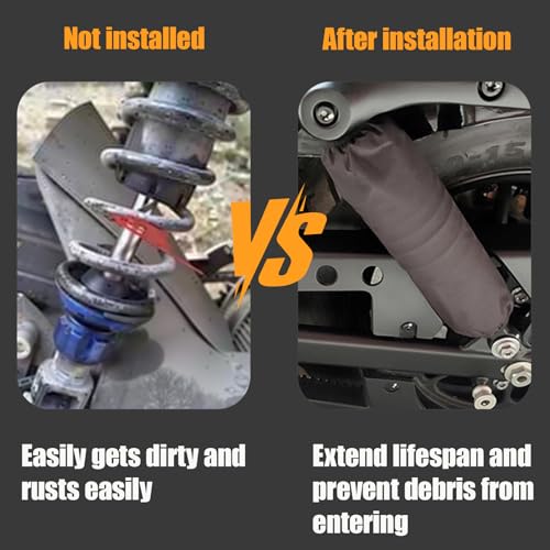 2 Pcs Universal 270mm Rear Shock Absorber Protection Cover