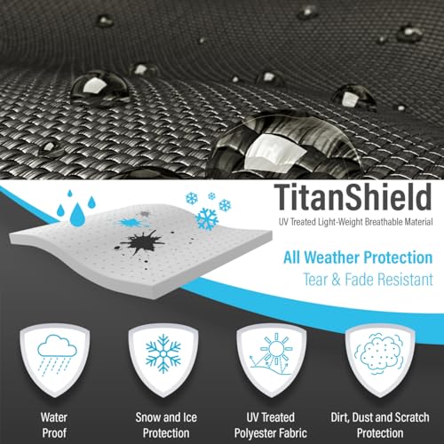 EliteShield Motorcycle Cover, Waterproof Polyester Fits up to 90" L - size: Fits up to 90"L