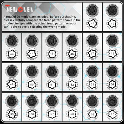 45 Wheel Locking Nut Key for BMW, Socket Adapter (OD 27mm-ID 25mm) - color: Socket 045