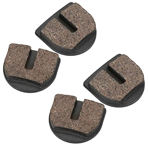 GREHUA Disc Brake Pads Front and Rear Compatible with Razor MX500 MX650 SX500 Dirt Rocket Quad 500 ATV 4 Wheeler Motocross RSF650 Street Bike E500S Pocket Mod Motovox Electric Scooter Parts 4 Pack