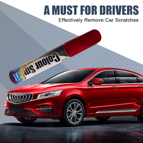 Touch Up Paint for Cars, Car Scratch Repair Pen, Quick & Easy Solution to Erase Car Scratch Paint Pen, Automotive Paint Scratch Remover for Cars Paint Scratch Repair (Red) - color: Red