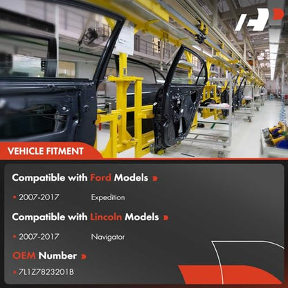 A-Premium Front Driver and Passenger Side Power Window Regulator with Motor - style: Front Driver and Passenger