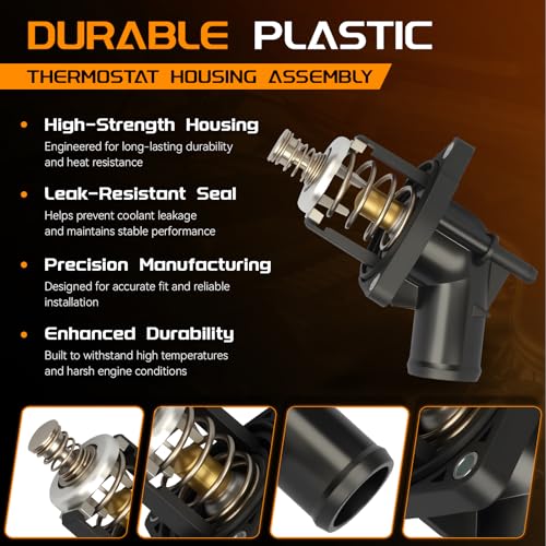 BRTEC 902-2090 Engine Coolant Thermostat Housing for Chevy GMC Sierra - color: 902-2090