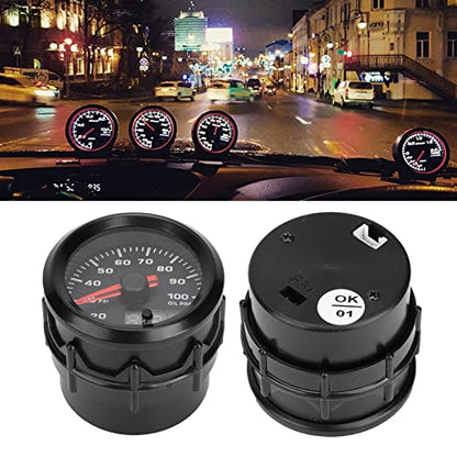 Oil Pressure Gauge Kit,Oil Pressure Gauge Electric and Sender,Automotive Electrical System Products,2In 52Mm Oil Pressure Meter Pointer Digital Display with Stepper Motor