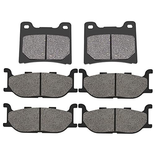 Road Passion Brake Pads Front and Rear Replacement for YAMAHA XVS1100 V-Star Custom Midnight 2007-2008 / XVS1100 V-Star Custom/Classic/Silverado 1999-2009/ Dragstar 1100 XVS1100/ Virago 1100 XV1100