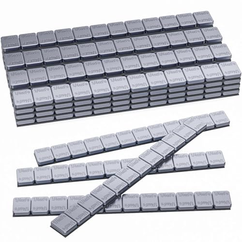 Sposuit Adhesive Stick on Wheel Weights 1/4oz, 0.25oz, Chrome(240pcs) - color: Chrome, size: 240Pcs(0.25oz)