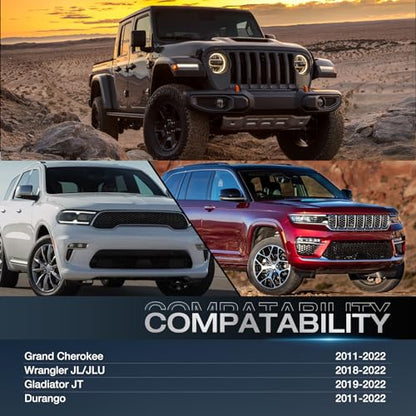 Nilight 5x5.5 Wheel Spacers for 2011-2022 Jeep Grand Cherokee - size: 2018-2022 Wrangler JL-1.5inch