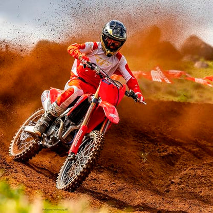 Polisport Supermoto (SM) Motocross (MX) Motard UFX Front Fender - Universal Fit for all Full Size Dirt Bikes w/UFX Mounting System - Red