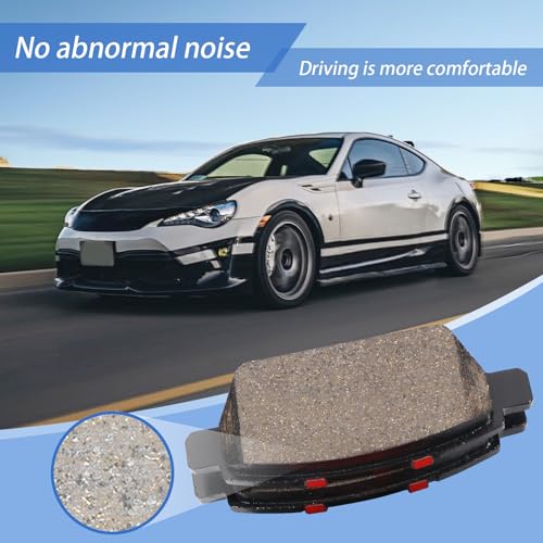 Ceramic Rear Brake Pads for Ford Fusion 2006-2012 - size: D1161