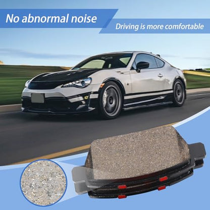 Ceramic Rear Brake Pads for Ford Fusion 2006-2012 - size: D1161
