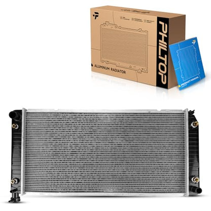 PHILTOP CU1693 Radiator With TOC and EOC 34"Core Compatible With 1994-2000 C/K 1500/2500/3500 1994-2000 Tahoe, Yukon 1999-2000 Escalade(Exc. Heavy Duty Cooling) - size: 1994-1999 K1500 5.7L/5.0L, 1994-1999 C1500
