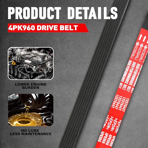 12576447 4PK960 Serpentine Drive Belt - size: 4PK960