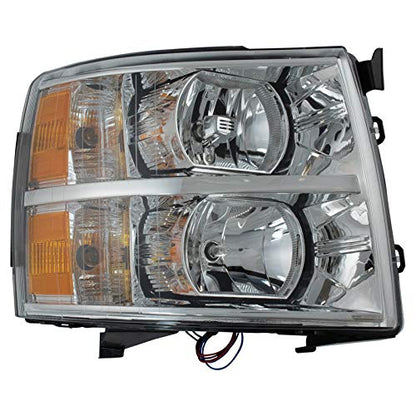 TRQ Driver and Passenger Side Headlight Assembly Set - style: HLA95290