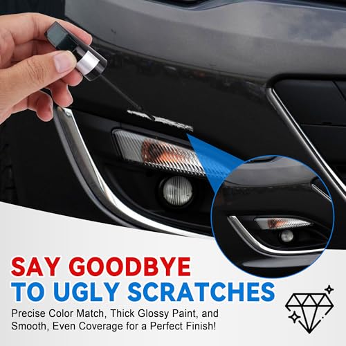 Pearl Black Touch Up Paint for Cars, Car Paint Scratch Repair, Auto Paint Repair Pen, Automotive Scratch Remover, Professional Seamless Coverage, Color Accurate, Long lasting Adhension, Fast Drying - color: Universal Pearl Black