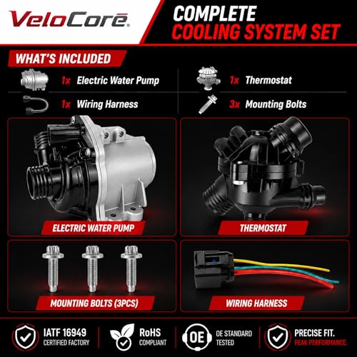 Electric Engine Water Pump Thermostat Kit 11517632426