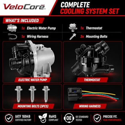 Electric Engine Water Pump Thermostat Kit 11517632426
