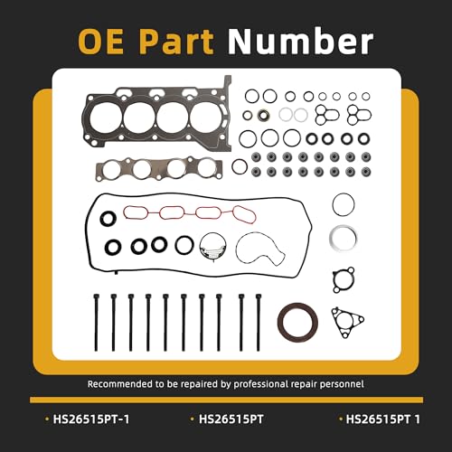 Engine Head Gasket Set with Bolts Kit, for Toyota Prius 10-13
