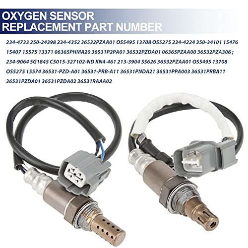 O2 Sensor Upstream and Downstream for Honda Element 2.4L L4 2003-2009 - size: 234-9064 234-4733