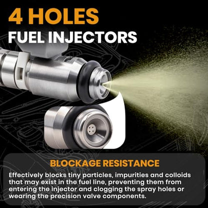 2PCS Fuel Injectors IWP162 27609-01B Compatible with Harley Davidson - size: 27609-01B 2P