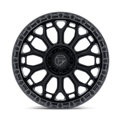FUEL OFF-ROAD TALON 17X9 5X5.0 5.04 1mm GLOSS BLACK W/GUNMETAL LIP - FC901BA17905001 - color: GLOSS BLACK W/ GUNMETAL LIP, size: 17X9, 5X5.0, 5.04, 1mm