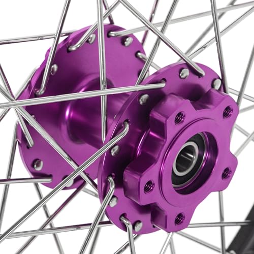 TOFR CNC 16"x1.85" Rear Wheel Rim Hub for Surron Light Bee X/Light Bee S - color: Purple, size: 16" Rear