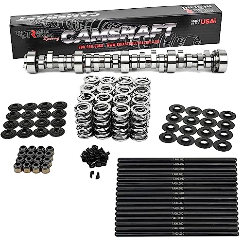BTR Brian Tooley Racing Stage 2 LS1 Camshaft Kit - Fits 5.7L 6.0L LS2 LS6 LQ4 LQ9 BTR Cam Kit (Cam, Spring Kit Steel Ret., Chromoly Pushrods) - size: Cam, Spring Kit Steel Ret., Chromoly Pushrods