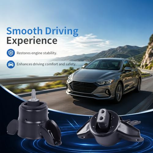 Engine Motor Mount Fits 2012-2017 Accent 1.6L, 2014-2016 Elantra 2.0L - size: 2012-2017Accent1.6L