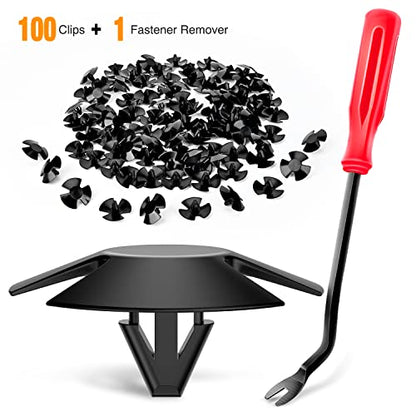 GOOACC 100Pcs Hood Insulation Retainer Clips OEM Replacement -#4878883AA - color: 100Pcs Clips +Remover