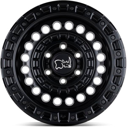 Black Rhino Hard Alloys SENTINEL 17X8.5 6X5.5 4.36-10mm MATTE BLACK - 1785STN-06140M12 - color: MATTE BLACK, size: 17X8.5, 6X5.5, 4.36, -10mm