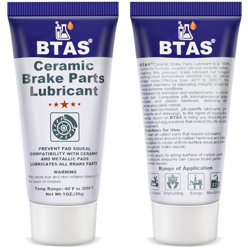 BTAS Brake Grease for Brake Caliper Parts Sliding Pin & Pad Lubricant 1oz - size: 1 oz