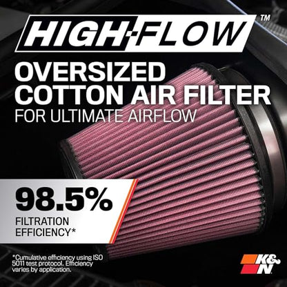 K&N Cold Air Intake System: High-Flow Air Filter, Increase Performance & Towing: Compatible with 1994-2002 Dodge/RAM: 2500, 3500, 57-1525